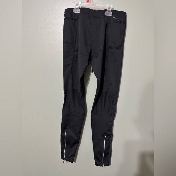 Medium Nike Phenom Elite Men's Running Tights Pants Black - Picture 2 of 3
